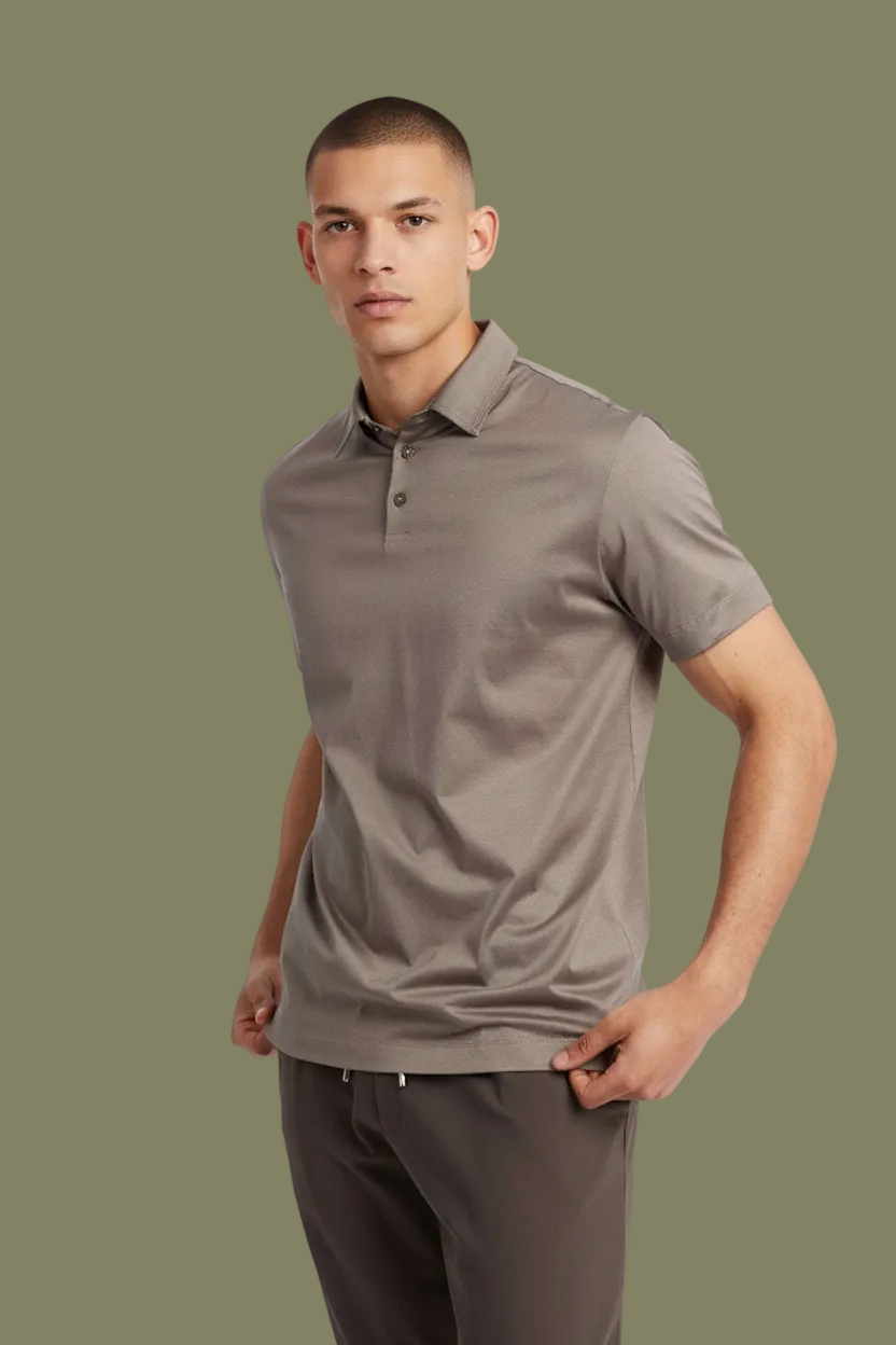 Desert Taupe Polo Shirt