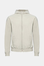 Cloud Grey Hooded Tech Vest