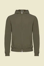 Dark Green Hooded Tech Vest