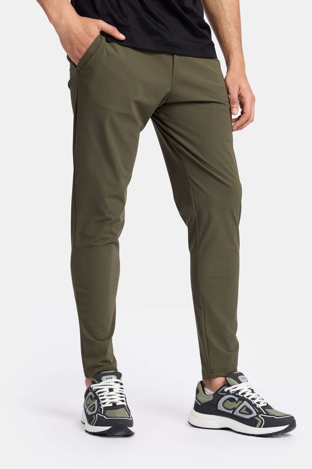 Dark Green Tech Pants