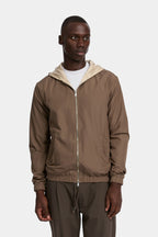 Desert Taupe Hooded Blend Jacket