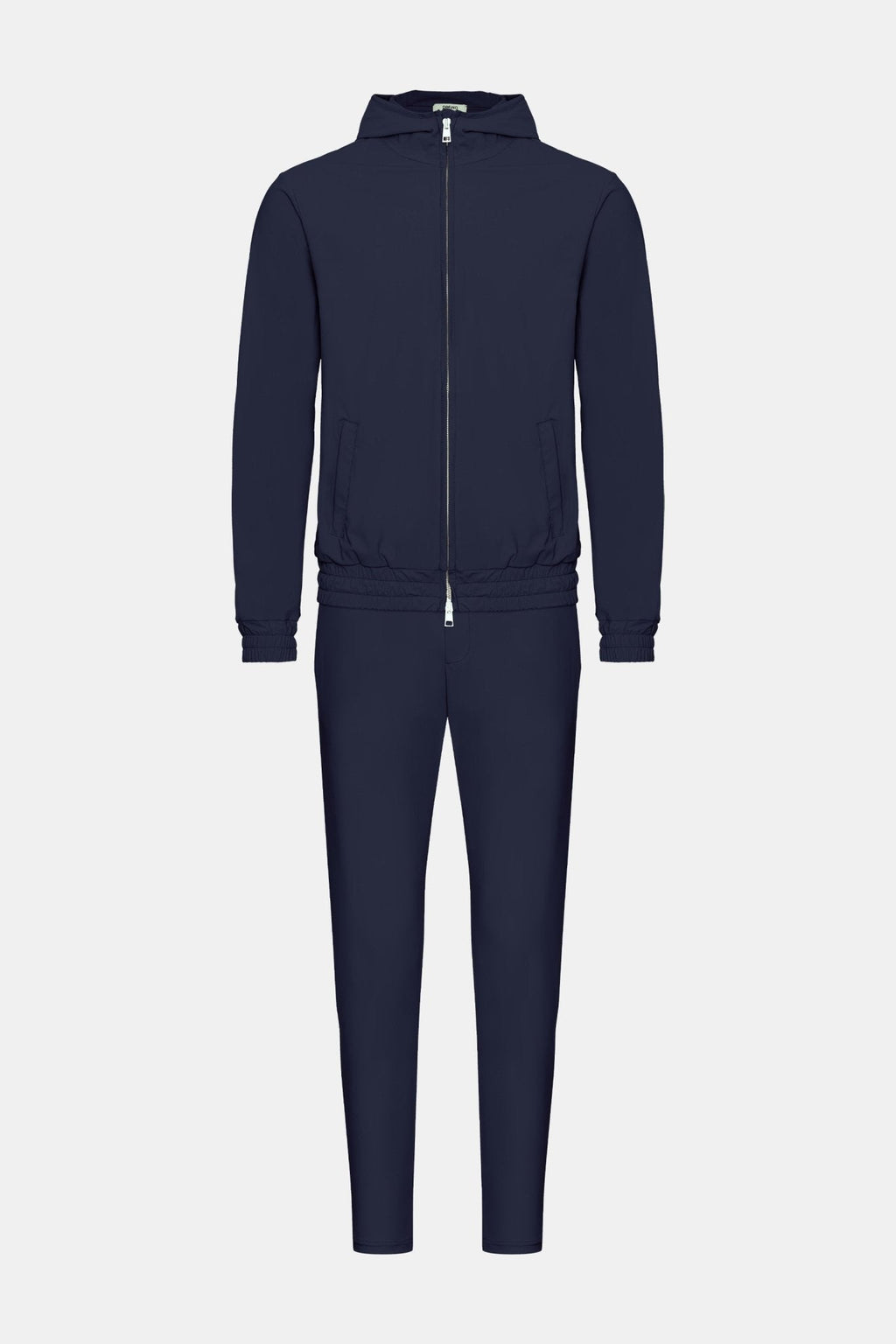 Midnight Blue Hooded Tech Suit