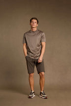 Mocha Brown Tech Shorts