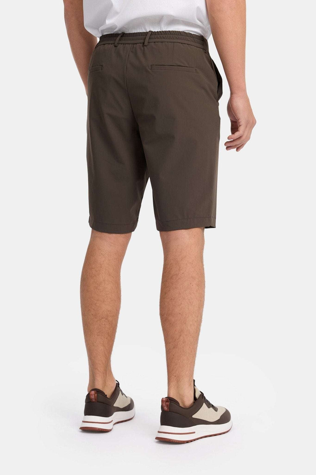 Mocha Brown Tech Shorts