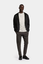 Onyx Black Hooded Blend Jacket