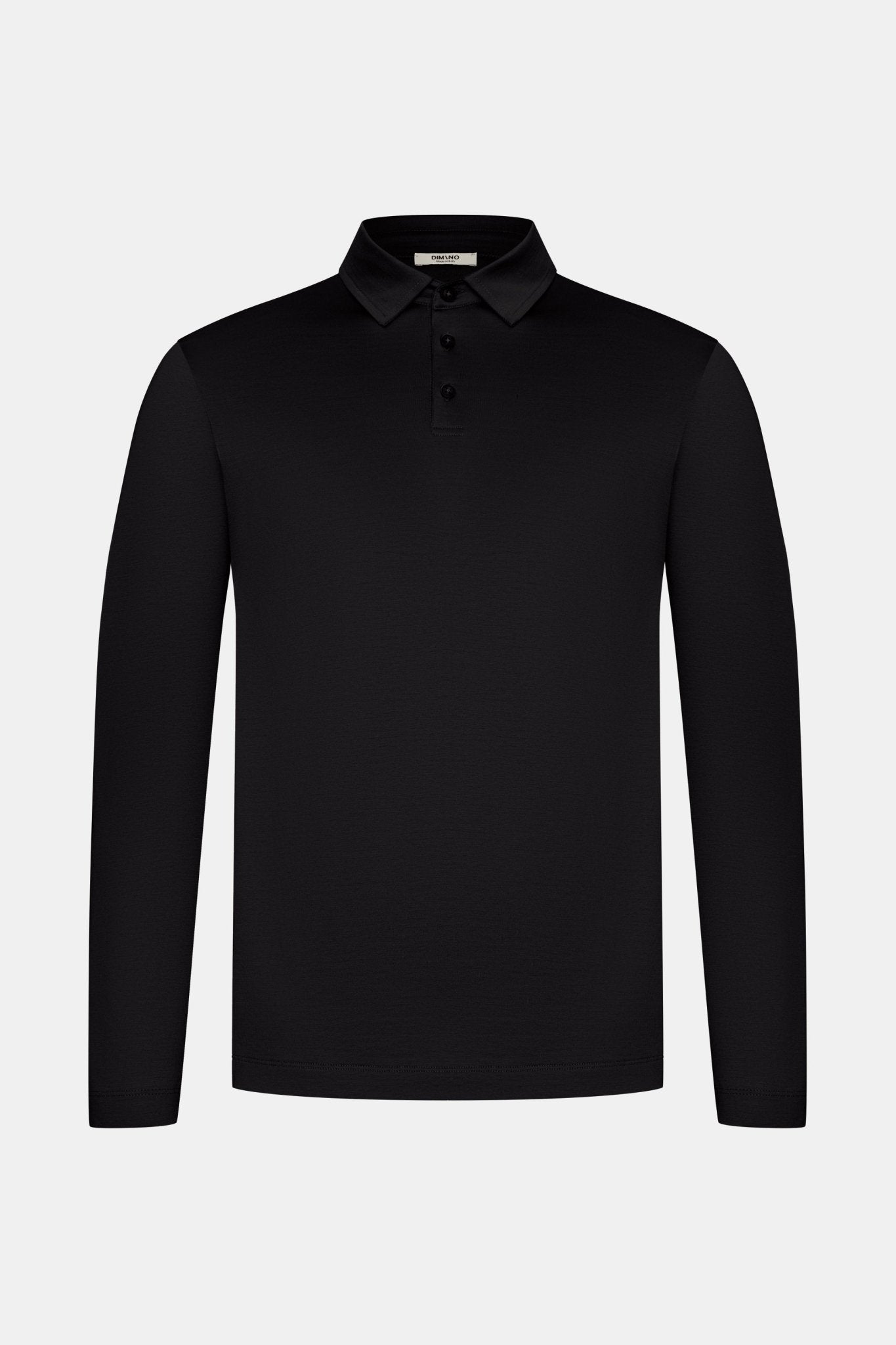 Onyx Black Longsleeve Polo Shirt