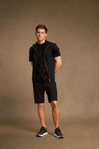 Onyx Black Tech Shorts