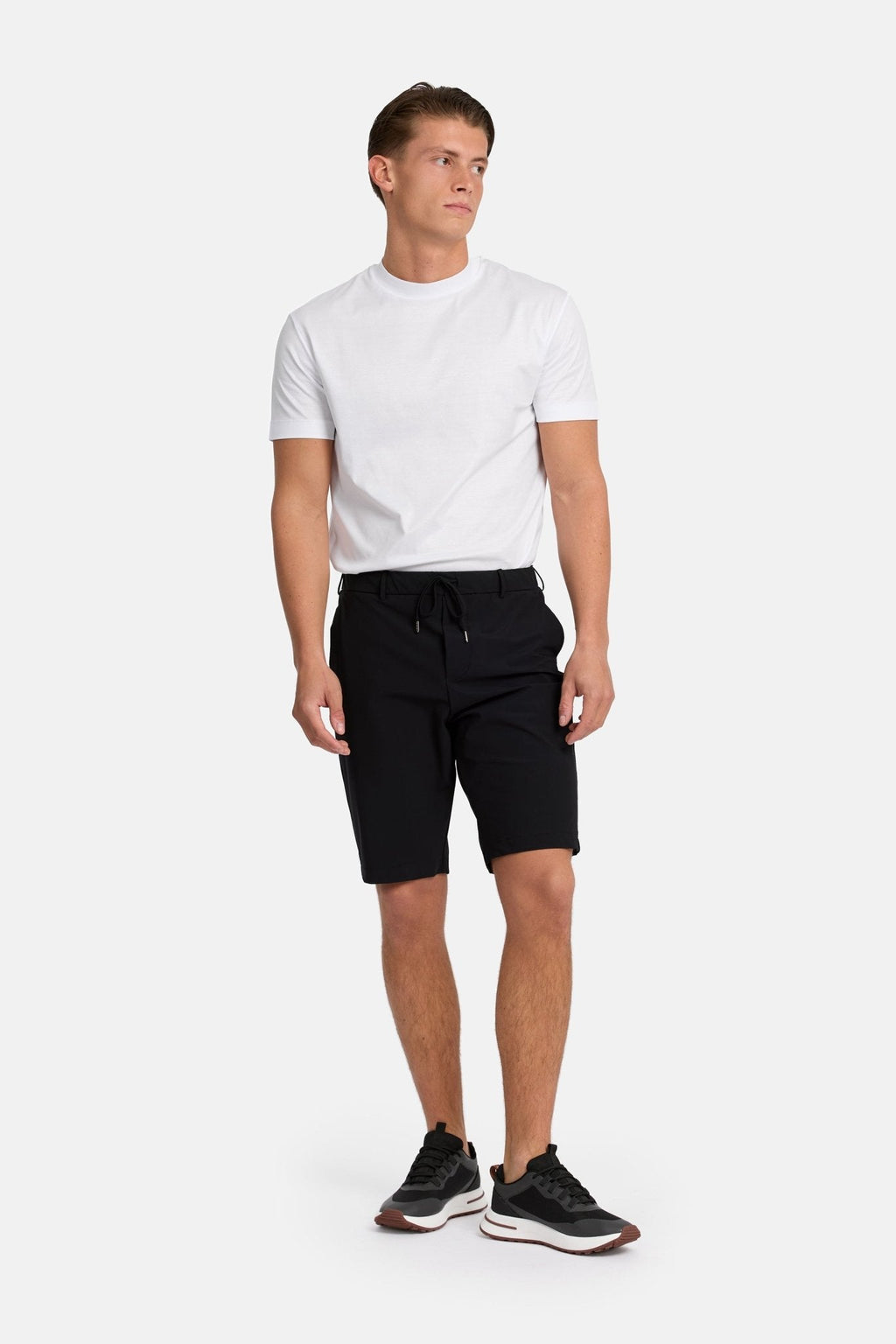 Onyx Black Tech Shorts