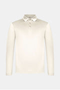 Sandstone Beige Longsleeve Polo Shirt
