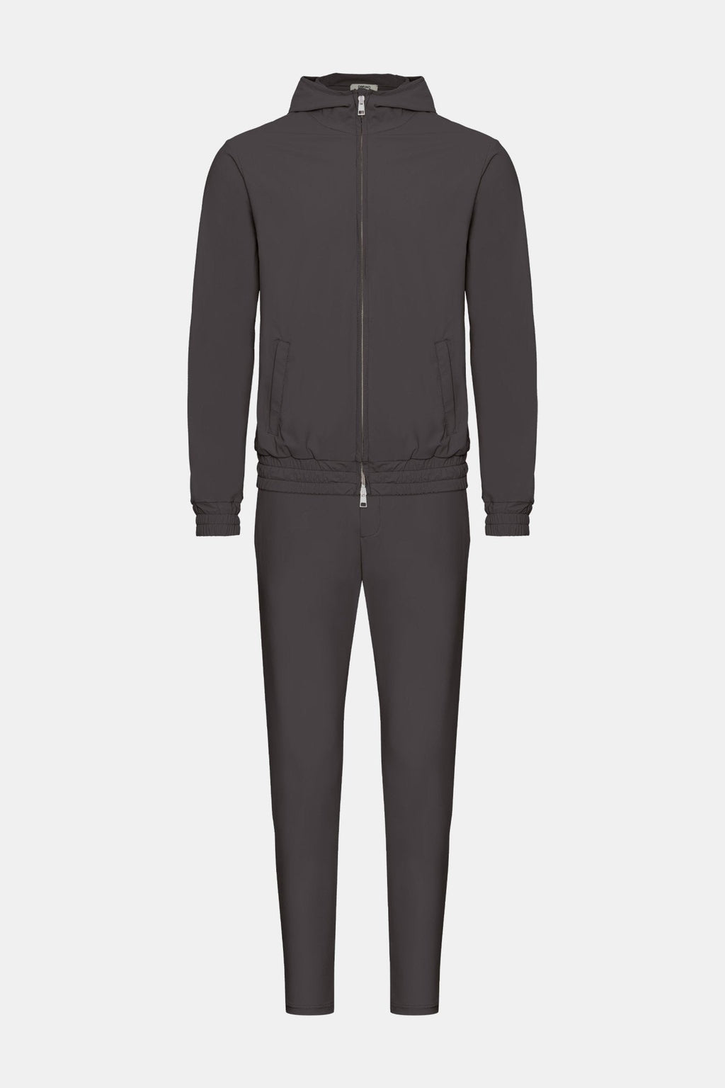 Slate Grey Hooded Tech Suit