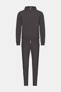Slate Grey Hooded Tech Suit