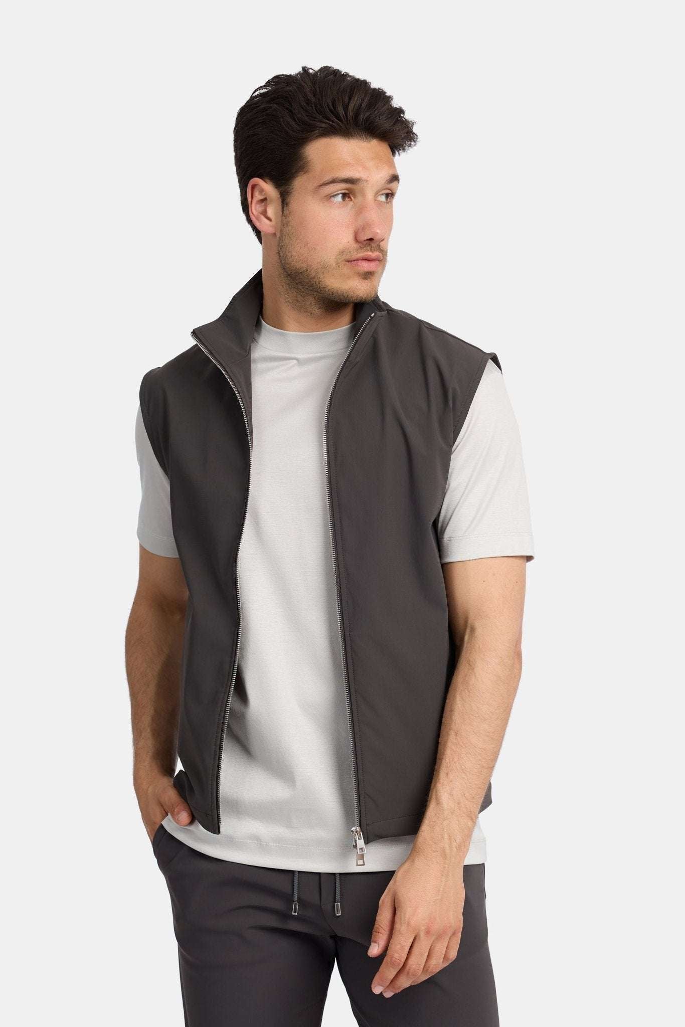 Slate Grey Tech Gilet